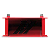 Mishimoto Universal 19 Row Oil Cooler - Red MMOC-19RD