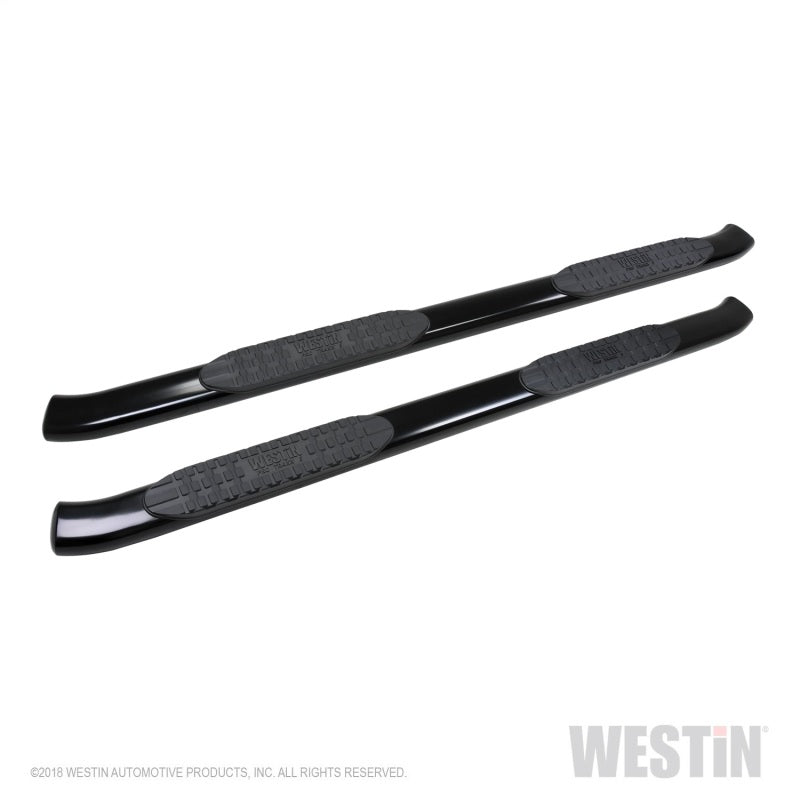 Westin 2019 Chevrolet Silverado/Sierra 1500 Crew Cab Non LD PRO TRAXX 5 Oval Nerf Step Bars - Black 21-54135