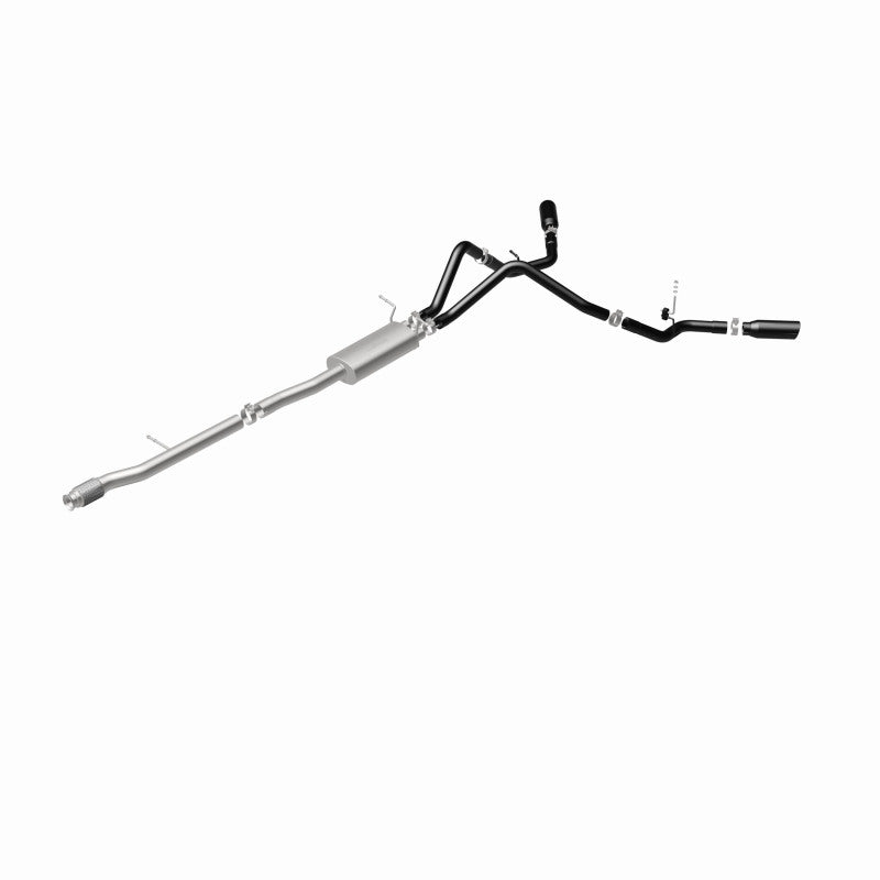 MagnaFlow SYS Cat-Back 3.5in Black Dual Split Rear Tips 14-15 Chevy Silverado/GMC Sierra 4.3L-5.3L 15360