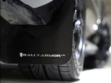Rally Armor 08-10 Subaru WRX (Hatch & Sedan) / 08-11 Subaru 2.5i Black UR Mud Flap w/ White Logo MF6-UR-BLK/WH