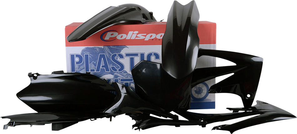 Kit de carrocería POLISPORT - Completo - Negro - CRF 250R/450R 90212