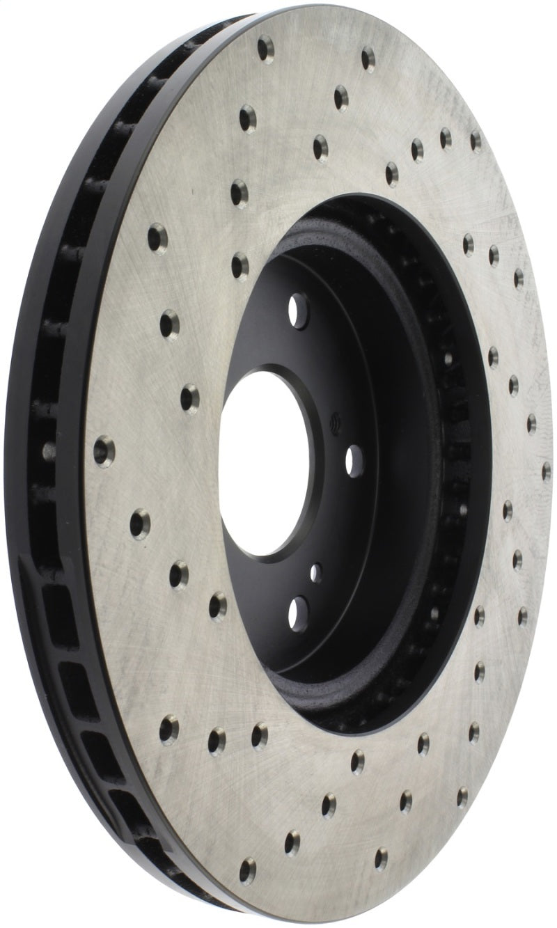 StopTech 99-08 Acura TL (STD Caliber) / 01-03 CL / 04-09 TSX Cross Drilled Left Front Rotor 128.40046L