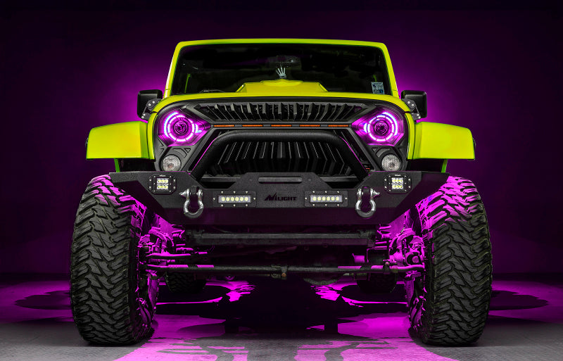 ORACLE Lighting 07-18 Jeep Wrangler JK Oculus 7in. ColorSHIFT Bi-LED Projector Headlights 5876-504