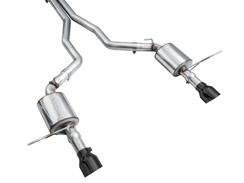 AWE Tuning 18-23 Dodge Durango SRT & Hellcat Touring Edition Exhaust - Diamond Black Tips 3015-33952