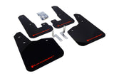 Rally Armor 2010+ Subaru Legacy UR Black Mud Flap w/ Red Logo MF14-UR-BLK/RD