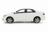 AVS 09-13 Toyota Corolla Ventvisor In-Channel Front & Rear Window Deflectors 4pc - Smoke 194073