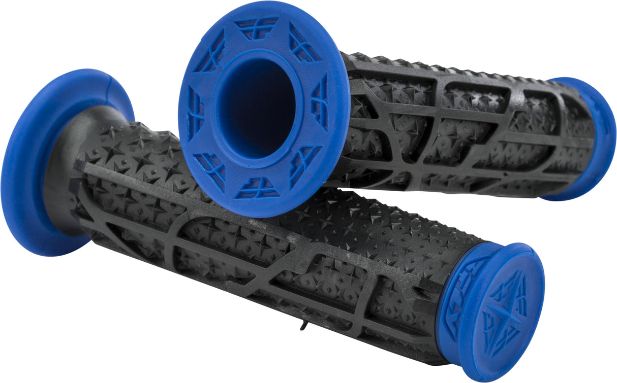 FLY RACING Pilot Ii Atv Grips Blue/Black 18180012A