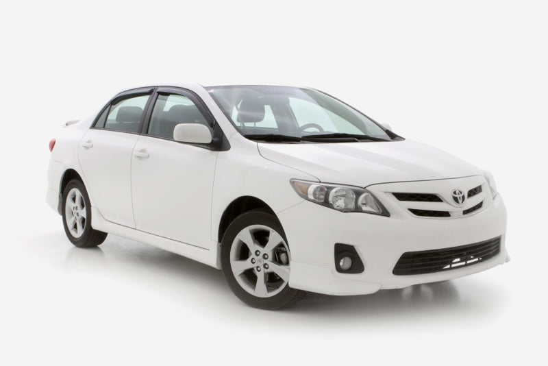 AVS 09-13 Toyota Corolla Ventvisor In-Channel Front & Rear Window Deflectors 4pc - Smoke 194073