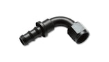 Vibrant -12AN Push-On 90 Deg Hose End Fitting - Aluminum 22912