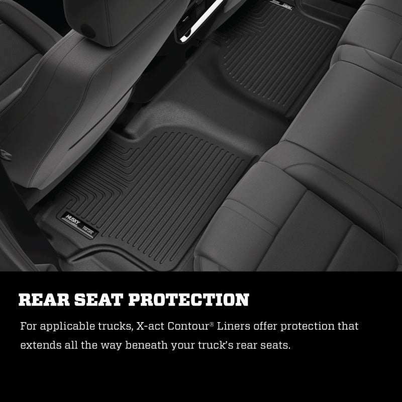 Husky Liners 17-23 Cadillac XT5/17-23 GMC Acadia 2nd Row Bench X-Act Contour Black Front Floor Liner 52251