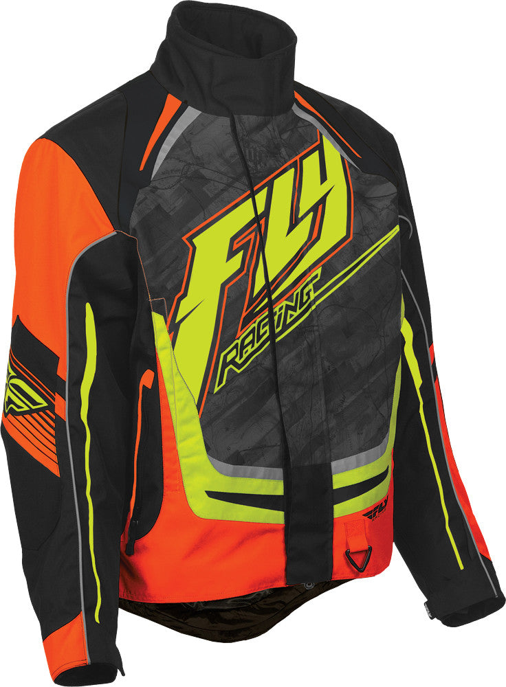 FLY RACING Snx Pro Jacket Xs Orange/Black 470-3187~1