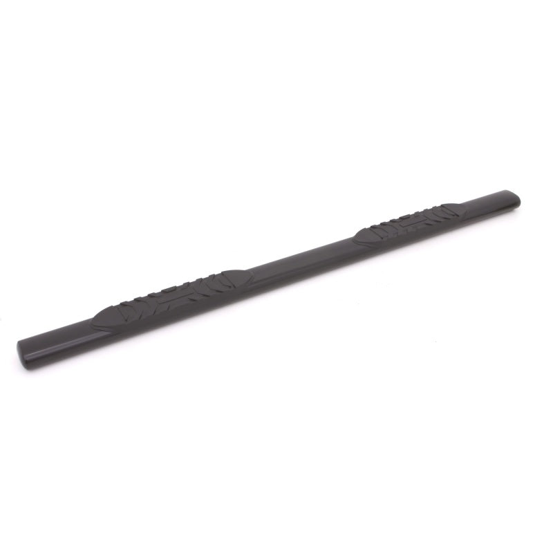 Lund 05-17 Toyota Tacoma Access Cab 5in. Oval Straight Steel Nerf Bars - Black 24083002