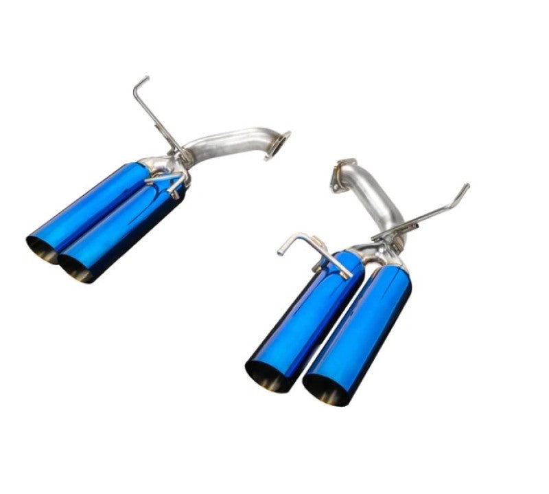Remark 2022+ Subaru WRX BOSO Edition Axle Back Exhaust w/ Burnt Blue Stainless Tips RO-TBVB-SL