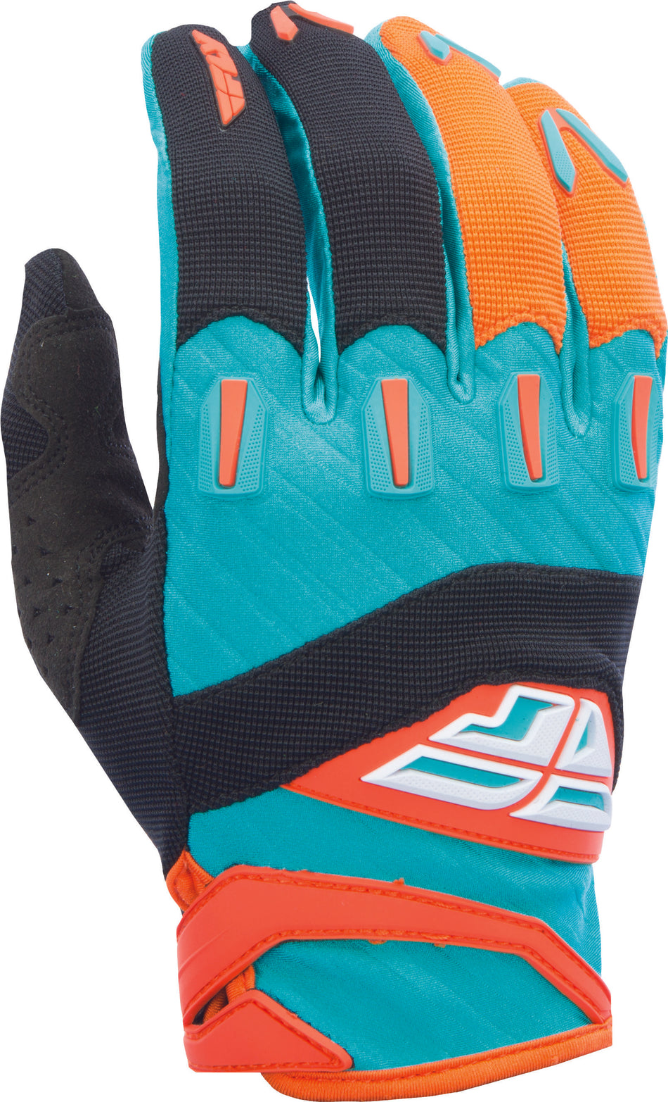 FLY RACING Youth F-16 Glove Orange/Teal Sz 1 Y3xs 370-91701