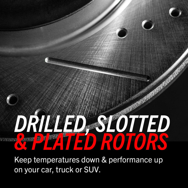 Power Stop 89-98 Nissan 240SX Rear Evolution Drilled & Slotted Rotors - Pair JBR504XPR