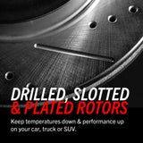 Power Stop 89-98 Nissan 240SX Rear Evolution Drilled & Slotted Rotors - Pair JBR504XPR