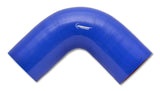 Vibrant 4 Ply Reinforced Silicone Elbow Connector - 2in I.D. - 90 deg. Elbow (BLUE) 2740B