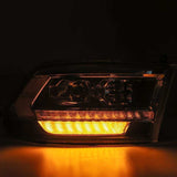 AlphaRex 09-18 Dodge Ram 2500HD LUXX LED Proj Headlights Plank Style Black w/Seq Signal/Smoked DRL 880520