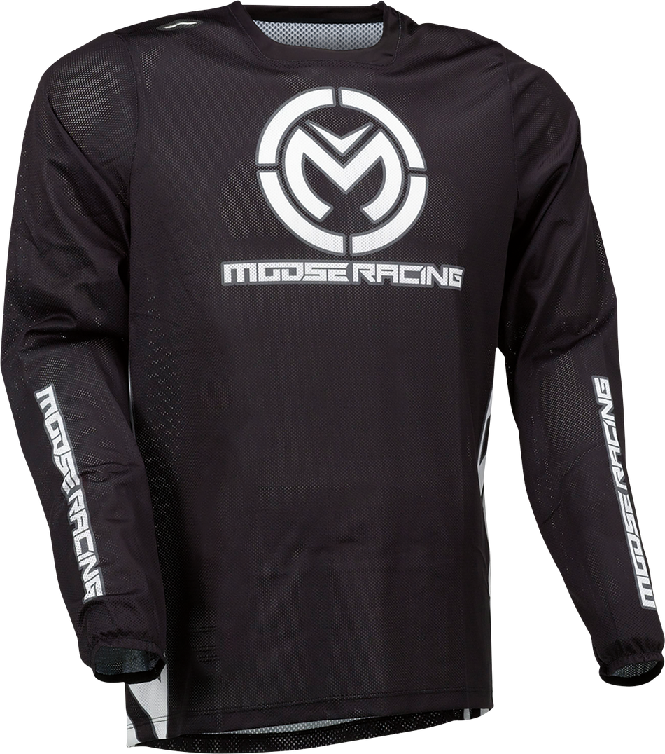 MOOSE RACING Sahara Jersey - Black/White - XL 2910-7423