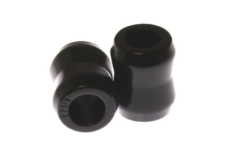 Energy Suspension Black Hour Glass Shock Bushings 3/4 inch I.D. 1 min - 1 1/8 max inch O.D. 1 7/16 i 9.8108G