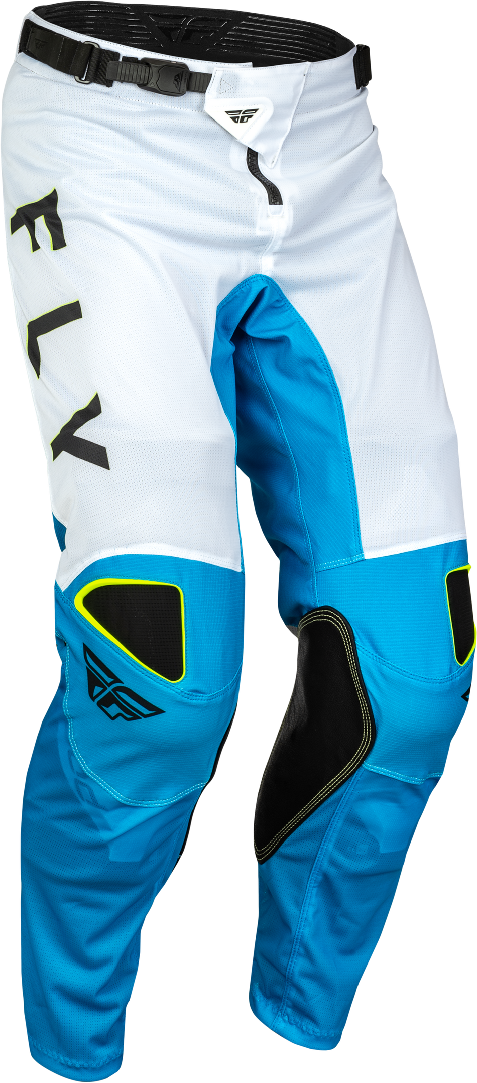 FLY RACING Kinetic Mesh Kore Pants Blue/White/Hi-Vis Sz 32 377-32432