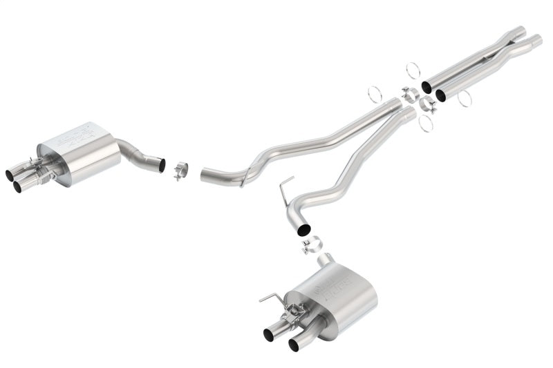 Borla 15-16 Ford Mustang Shelby GT350 5.2L ATAK Cat Back Exhaust (Uses Factory Valence) 140684