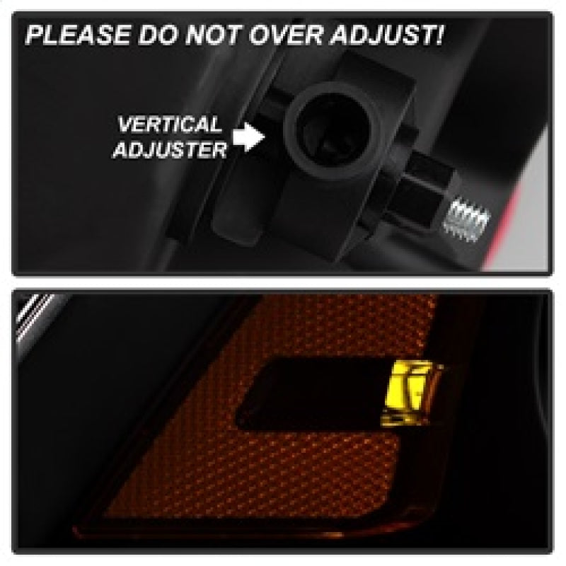 xTune Dodge Ram 13-17 ( w/ Factory Projector LED) Projector Headlight - Black HD-JH-DR13-P-BK 9040238