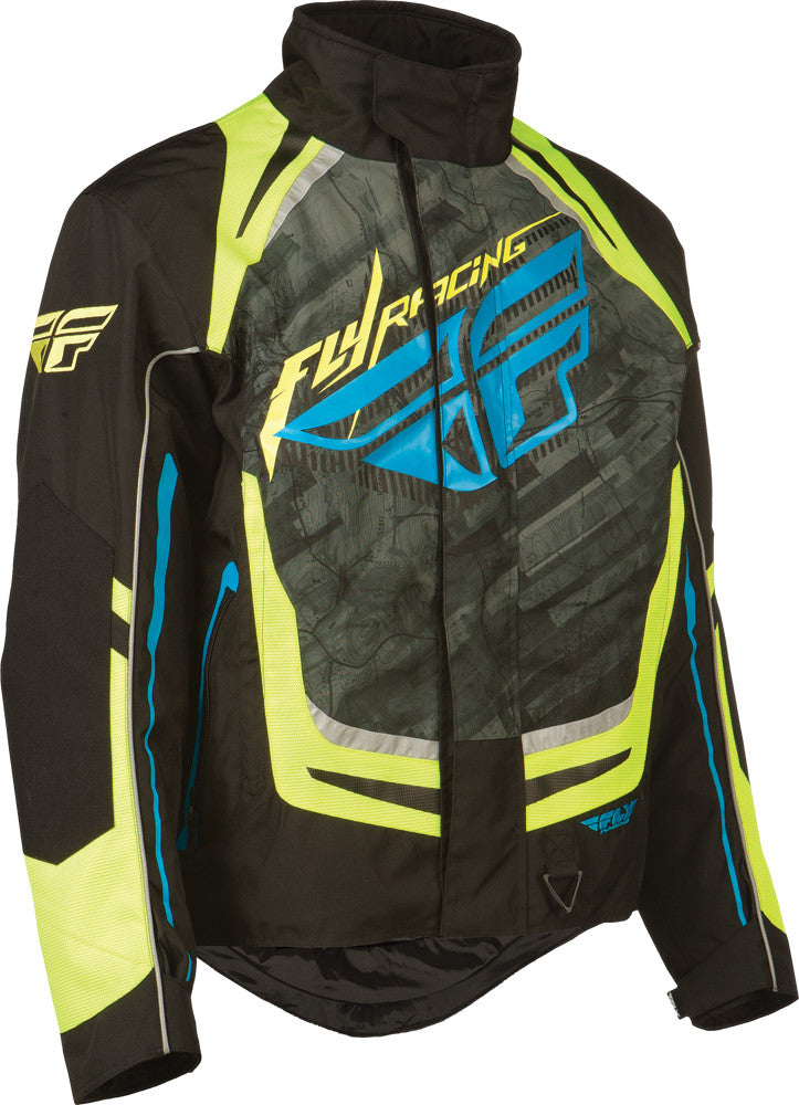 FLY RACING Snx Pro Jacket Black/Hi-Vis L 470-2189~4