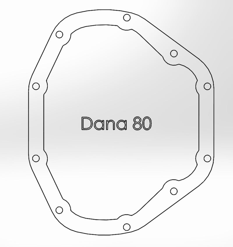 afe Rear Differential Cover (Raw; Street Series); Dodge Diesel Trucks 94-02 L6-5.9L (td) 46-70030