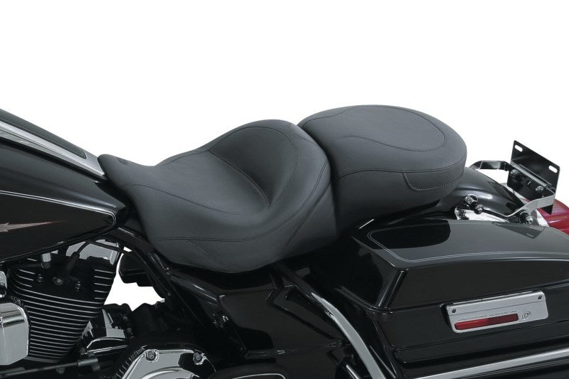 Mustang 08-21 Harley Electra Glide Std, Rd Glide, Rd King, Street Glide Touring 1PC Seat - Black 76033