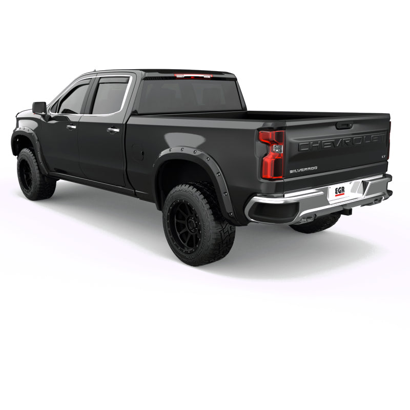 EGR 2023+ Chevrolet Silverado 1500 Bolt-On Look Fender Flares - Black (Set of4) 791654-GBA