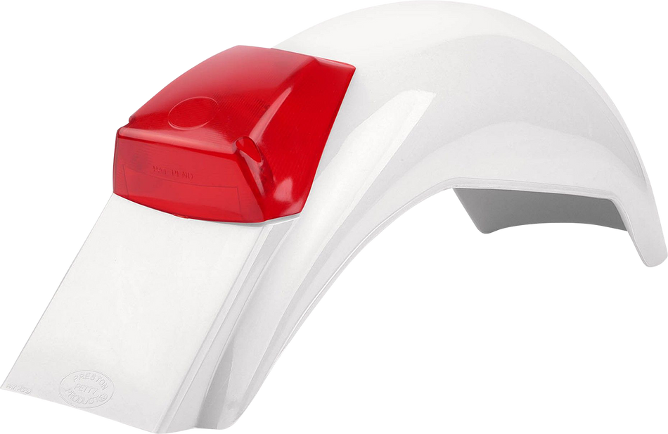 POLISPORT Fender - Rear - Enduro - White 8555700008