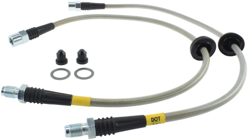 StopTech 00-06 BMW X5 Stainless Steel Front Brake Line Kit 950.34009