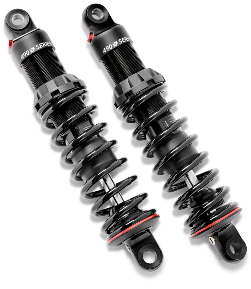 Progressive Harley Sporty 490 Series Shocks 13.0in Bearing - Black 490-1004