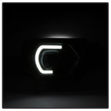 xTune Toyota Tacoma 12-15 Headlights - Light Bar DRL - Black PRO-JH-TTA12-LBDRL-BK 9037542