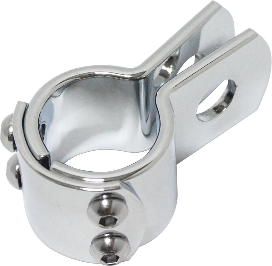 HARDDRIVE Three Piece Frame Clamp 1-1/8" Chrome 53-009