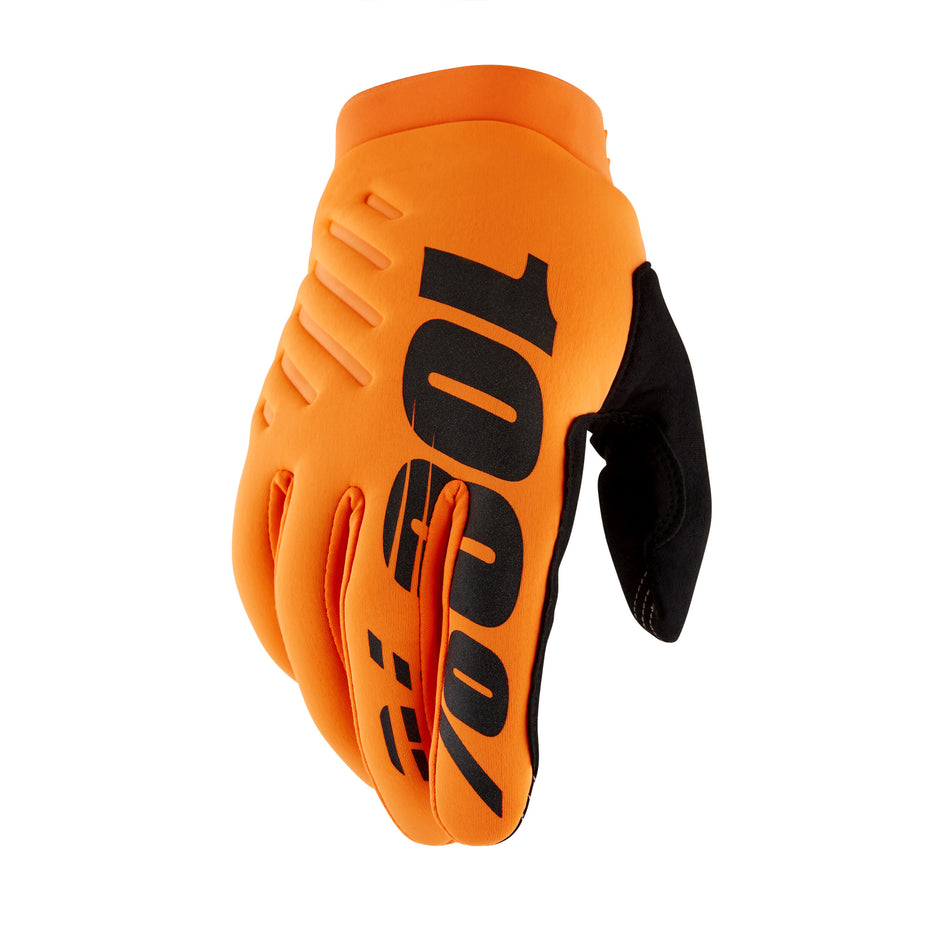 100% Brisker Handschuhe Fluo Orange/Schwarz Sm 10003-00010