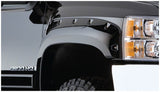 Bushwacker 07-14 Chevy Silverado 2500 HD Cutout Style Flares 2pc - Black 40097-02