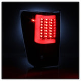 xTune 04-15 Nissan Titan Light Bar LED Tail Lights - Black (ALT-ON-NTI04-LBLED-BK) 9038532