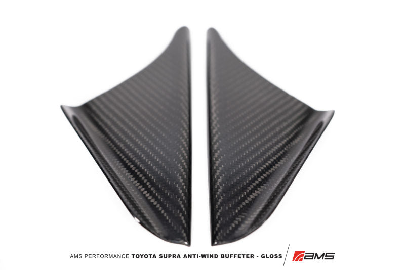 AMS Performance 2020+ Toyota GR Supra Anti-Wind-Buffeting-Kit – glänzendes Carbon AMS.38.06.0002-1