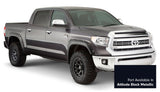 Bushwacker 16-18 Toyota Tundra Fleetside Pocket Style Flares 4pc - Midnight Black 30918-43