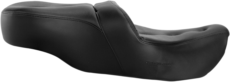 SADDLEMEN Pillow-Top Roadsofa Seat - Black - FLH/FLT '99-'07 897-06-181