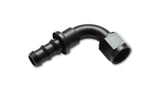 Vibrant -8AN Push-On 90 Deg Hose End Fitting - Aluminum 22908
