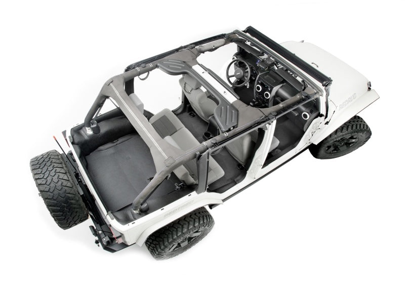 BedRug 11-16 Jeep JK Unlimited 4Dr Rear 5pc BedTred Cargo Kit (Incl Tailgate & Tub Liner) BTJK11R4