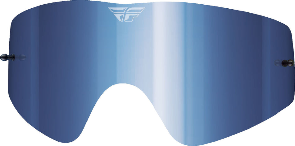 FLY RACING 2018 Lens Chrome/Blue Atf/Ats MXG-26 LENS CHR/BLU