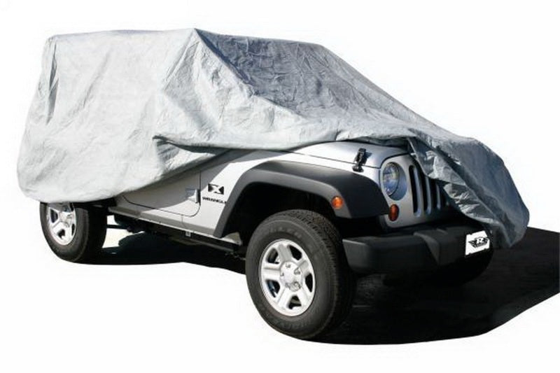 Rampage 2007-2018 Jeep Wrangler(JK) Car Cover - Grey 1203