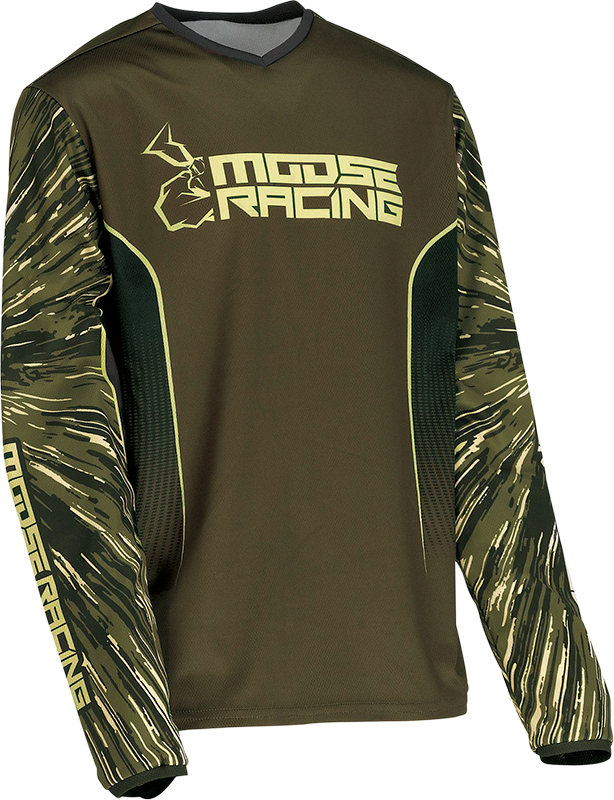 MOOSE RACING Youth Agroid Jersey - Olive/Tan - XL 2912-2280