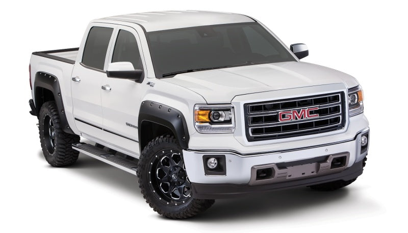 Bushwacker 14-15 GMC Sierra 1500 Pocket Style Flares 4pc - Black 40960-02