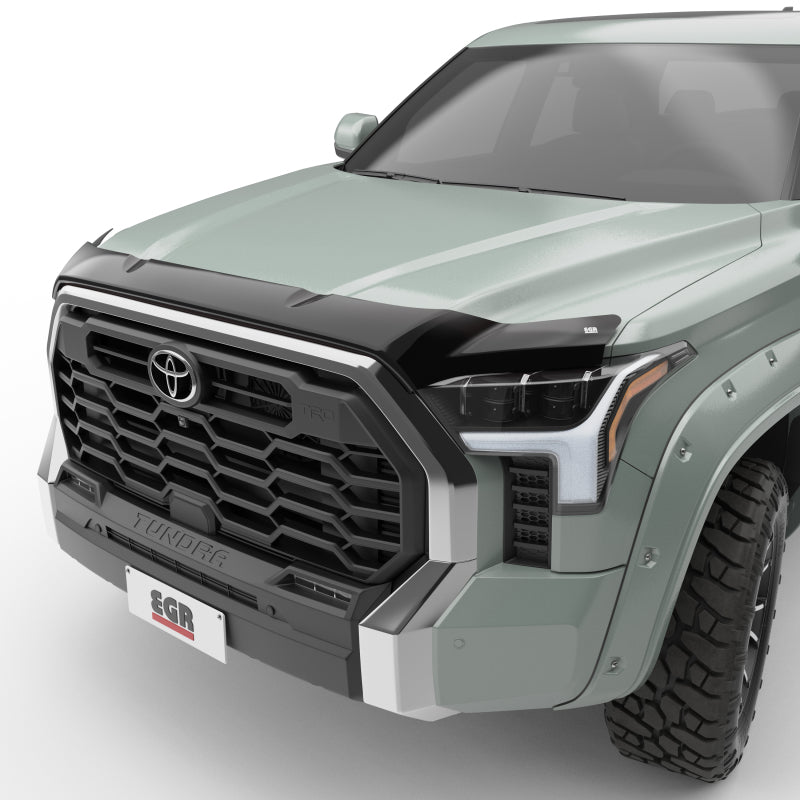 EGR 22-23 Toyota Tundra Superguard Hood Guard - Dark Smoke 305401