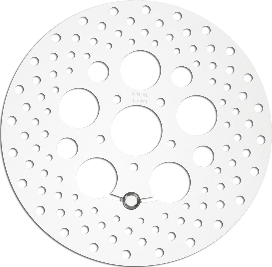 HARDDRIVE Ss Drilled Fr Rotor 11.8 Polished 11-062